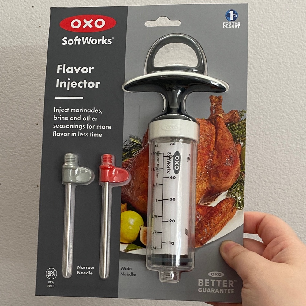 OXO SoftWorks Flavor Injector with Black and Silver Handle